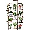 XXXFLOWER Plant Stand Indoor Outdoor Large Plant Cabinet Corner Holder Plant Shelf 13 Tiers Wood Plant Rack for Multiple Plants Pots Flowers Stand for Living Room Boho Apartment Balcony Garden Decor