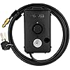 Decibel 6ft Cable Lock with 100dB Alarm, Security Cable and Bike Lock Cable for Outdoor Gear & Power Tools