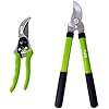 YIAD DRAGON HORSE Loppers for Tree Trimming, Heavy Duty Branch Cutter Pruning Shears Set, Labor Saving and Durable Garden Clippers, Pruning Shears for Gardening Plants, Flowers and Tree Trimmer