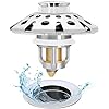 AzWzz Bathroom Sink Stopper,Sink Hair Catcher,Bathroom Sink Drain Strainer Pop Up Drain Cover Plug,Universal for 1.1 to 1.65in Sink Drain Hole