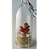 Pinky Rose Live Succulent Miniature Terrarium Plant Keychain Accessory