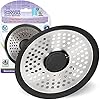 ShowerShroom SHSULT755 Ultra Revolutionary Shower Hair Catcher Drain Protector, No Size, Stainless