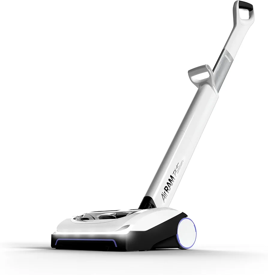 Gtech AirRAM Platinum Cordless Vacuum Cleaner - Includes Anti-Hair Wrap Brush Bar - Perfect for Carpet and Hardwood Floors - Rechargeable 22v Li-ion Battery - Lightweight (7 lbs.)