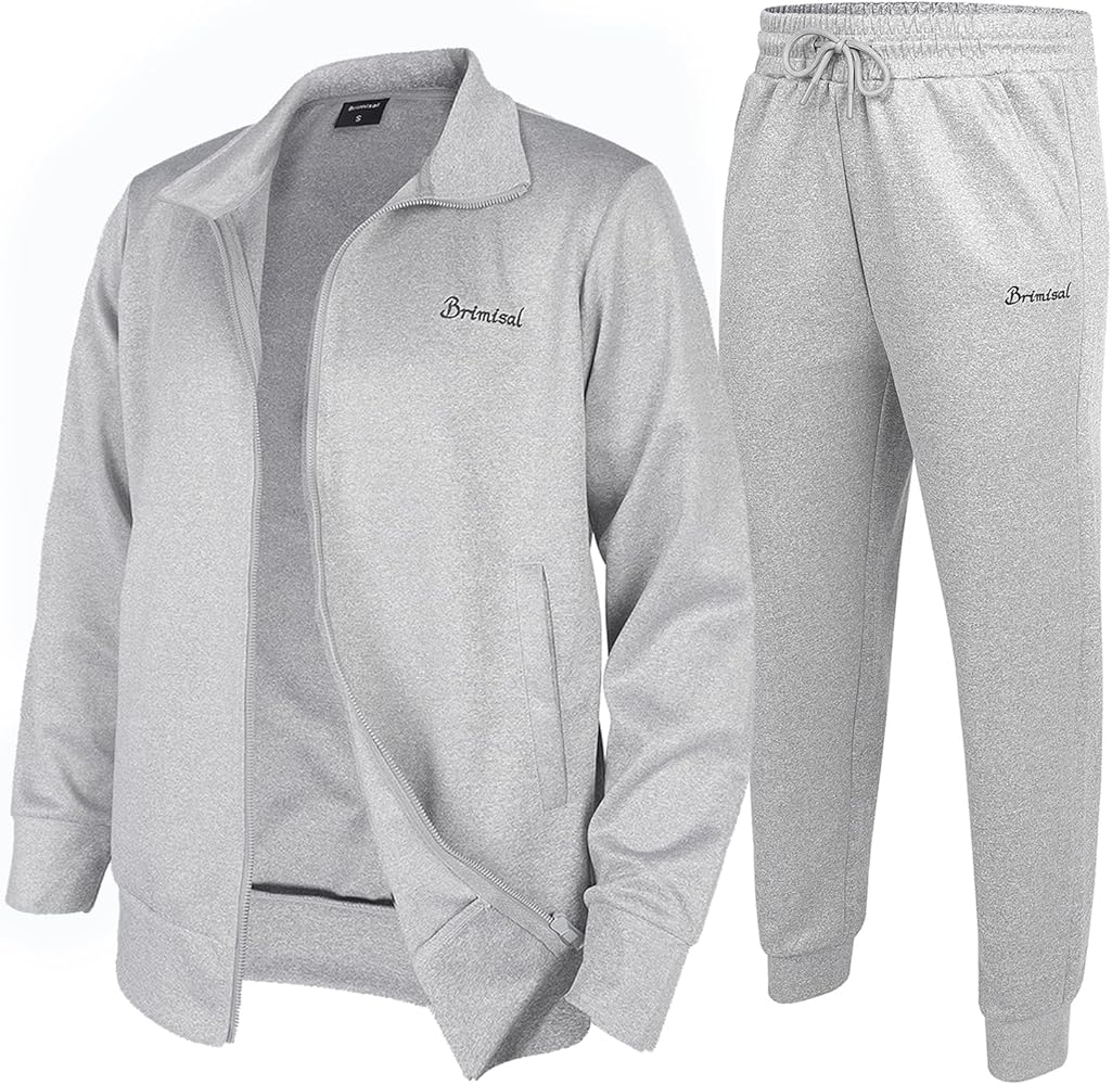 Men's Tracksuits Sweatsuits For Men 2 Piece Sets Outfits Long Sleeve Casual Full Zip Athletic Jogging Sportswear