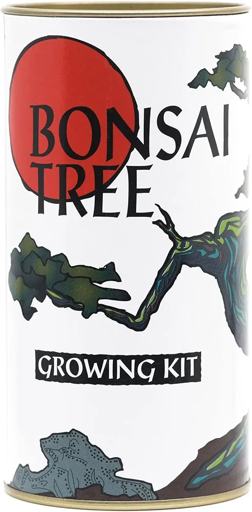 Bonsai Tree Grow Kit | Japanese Flowering Cherry | White Design | The Jonsteen Company