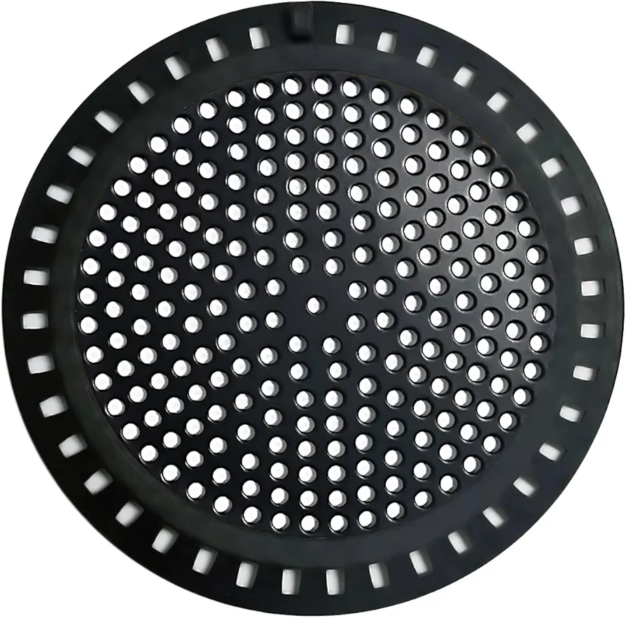 Hair Catcher Shower Drain, Shower Drain Cover Strainer, Bathtub Drain Strainer, Drain Strainer for Bathtub Bathroom Tub Sink, Shower & Tub Drain Protector, Flat, Round, Black