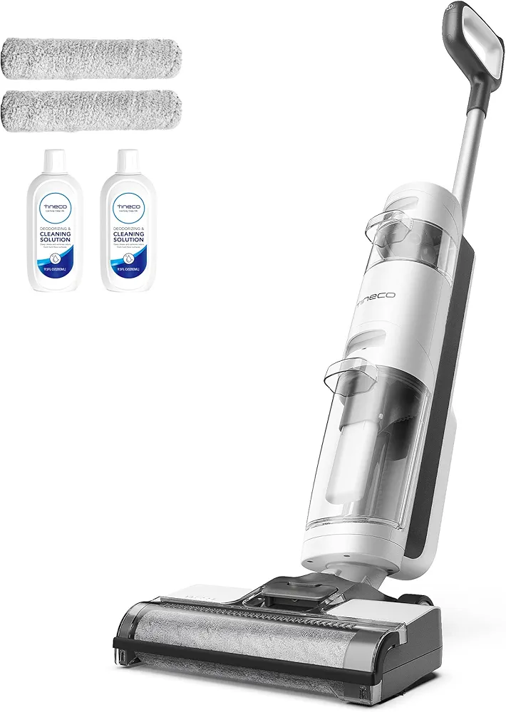 Tineco iFLOOR 3 Breeze Complete Wet Dry Vacuum Cordless Floor Cleaner and Mop One-Step Cleaning for Hard Floors