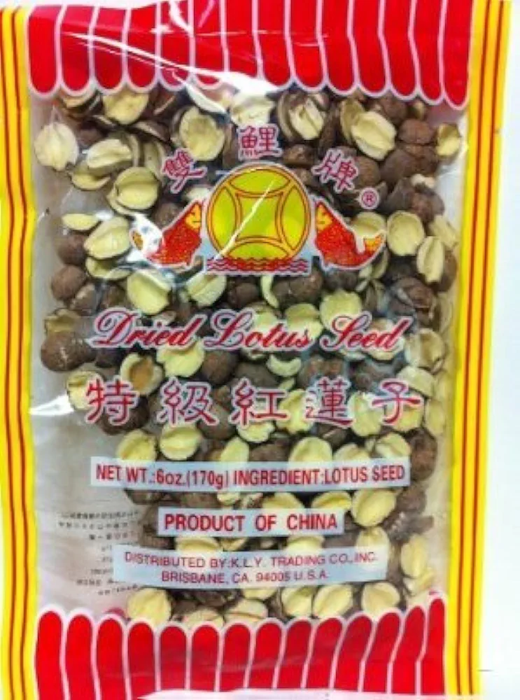 TWIN FISH DRIED RED LOTUS SEED 1x6 OZ