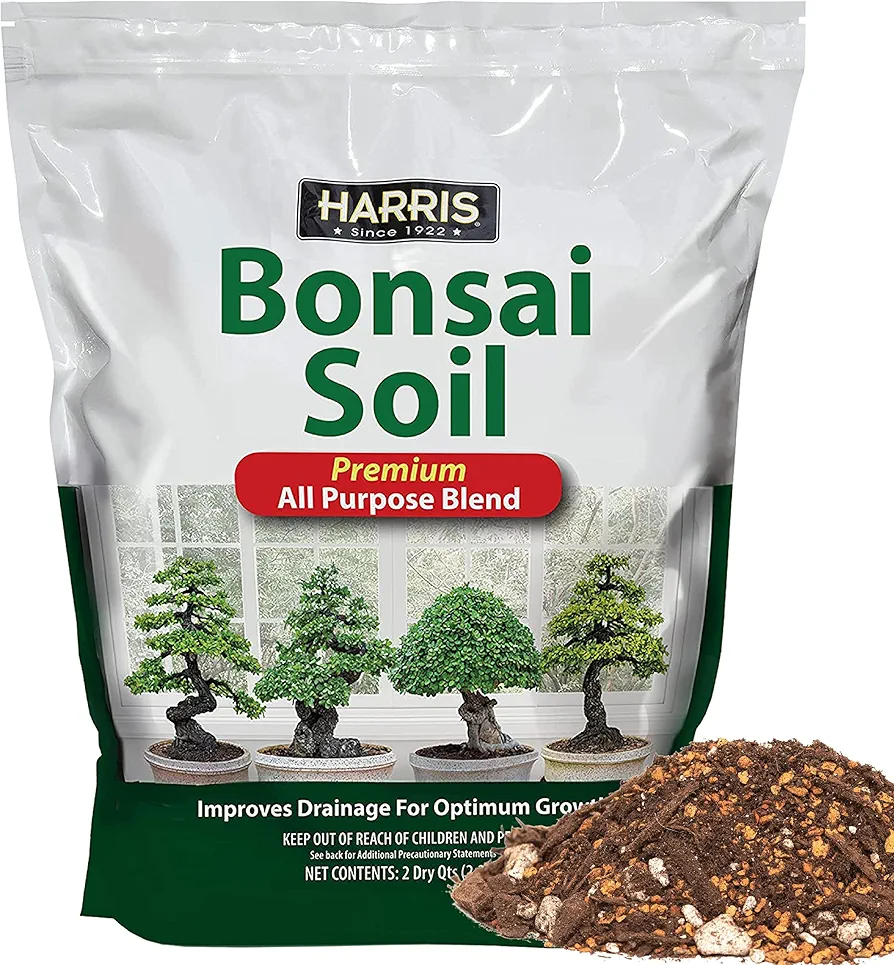 Harris Bonsai Soil, All Purpose Premium Blend for Outstanding Growth, 2qt