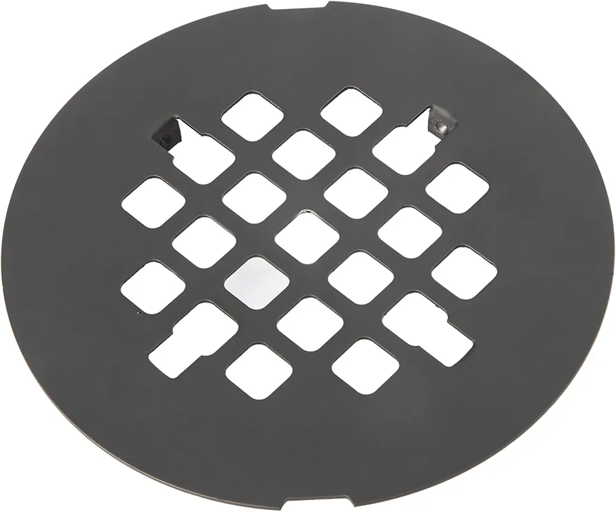 Artiwell 4-1/4” OD Snap-in Shower Drain Cover, Round Shower Drain Strainer Grid, Replacement Cover, Designed for Long-Lasting