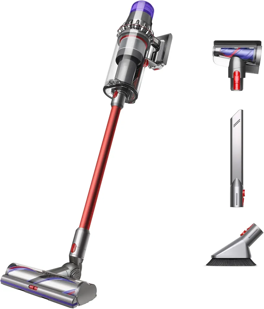 Dyson Outsize Origin Cordless Vacuum, Nickel/Red