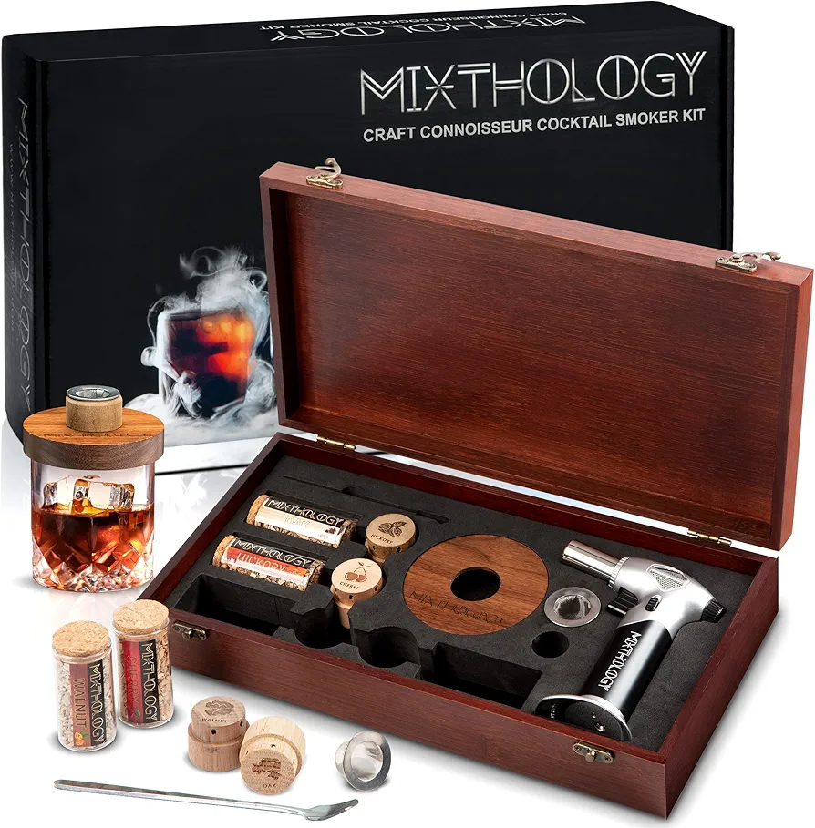 Whiskey Smoker Kit, Cocktail Smoker Kit with Torch, Bourbon Smoker Kit, Old Fashioned Kit, Old Fashioned Smoker Kit, Drink Smoker Kit, Whisky Smoker Kit, Smoked Old Fashioned kit