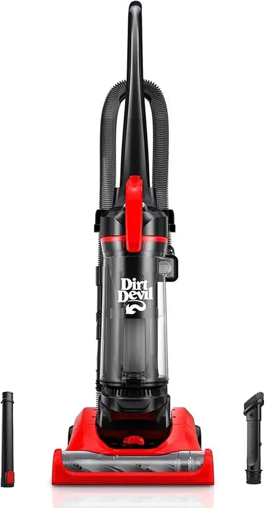 Dirt Devil Multi-Surface+ Upright Bagless Vacuum Cleaner for Carpet and Hard Floor, Powerful, Lightweight, Corded Vacuum Cleaners for Home Use