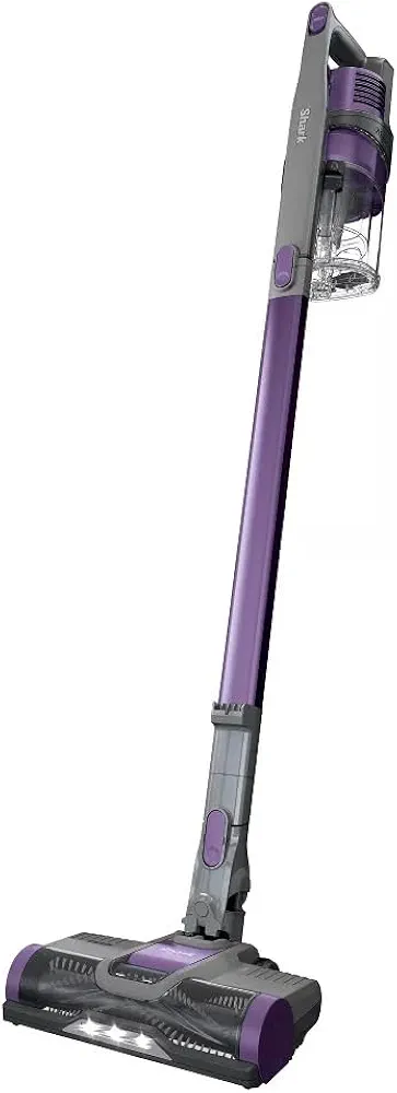 Shark IX141H Pet Cordless Stick Vacuum with Anti-Allergen Complete Seal, XL Dust Cup, LED Headlights, Removable Handheld, 40min Runtime, Grey/Purple, 7.5 lbs (Renewed)