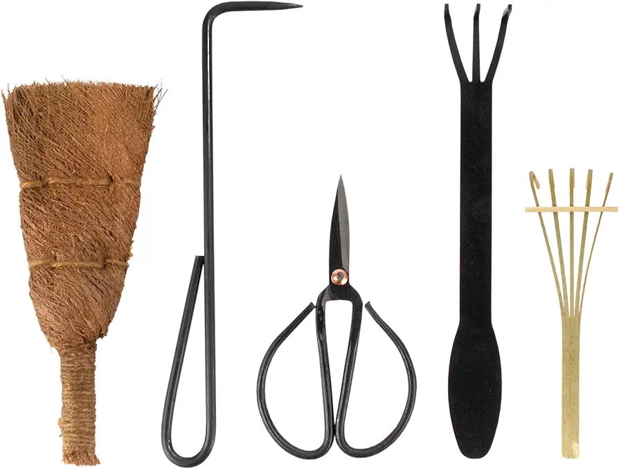 BambooMN Bonsai Tool Kit 5pc Basic Care Set - 1 Set