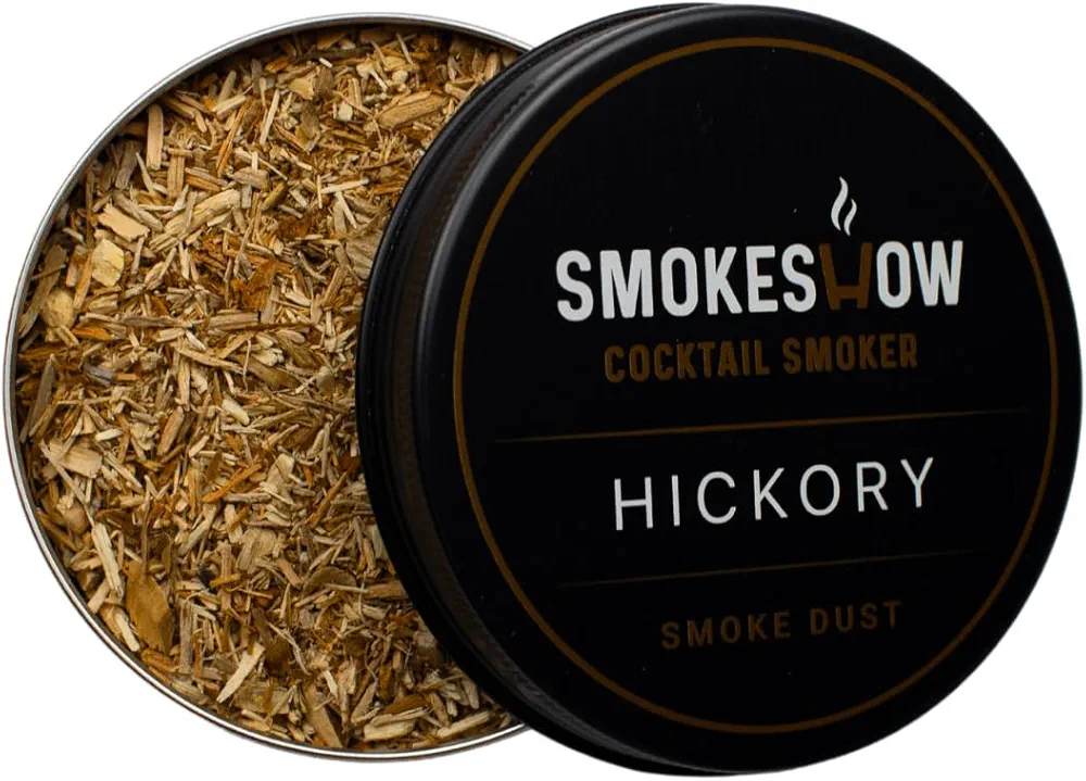 Wood Chips for Cocktail Smoker 4 oz tin. Add Flavors to Your Smoked Drinks (Hickory)